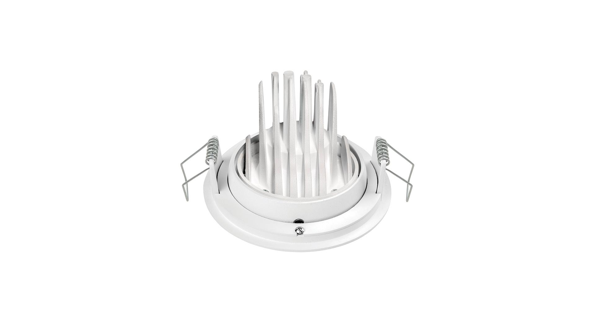 TWIST ROUND LED adjustable spotlight