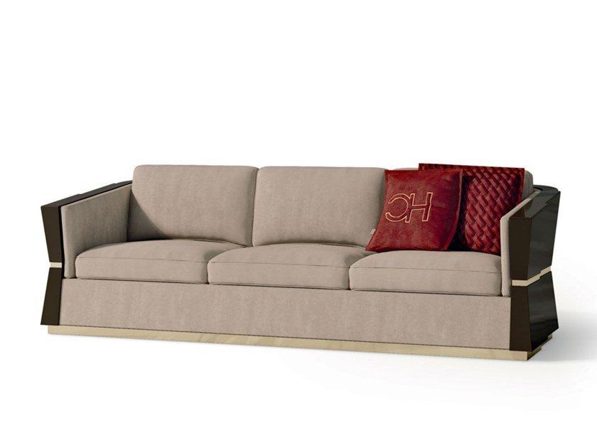 7539 4 seater nabuk sofa with wooden structure