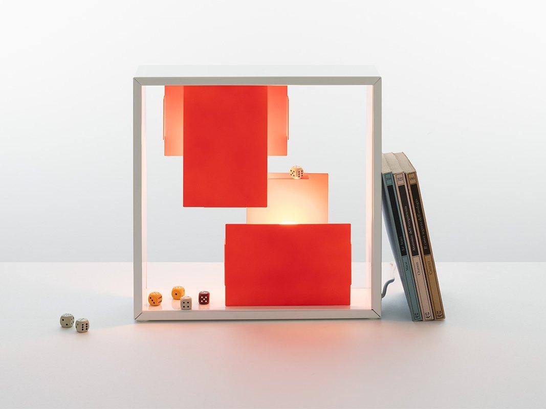 FATO BICOLOR Plate wall lamp / table lamp