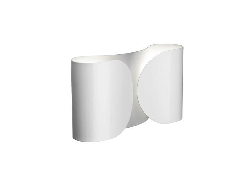FOGLIO Powder coated steel wall lamp