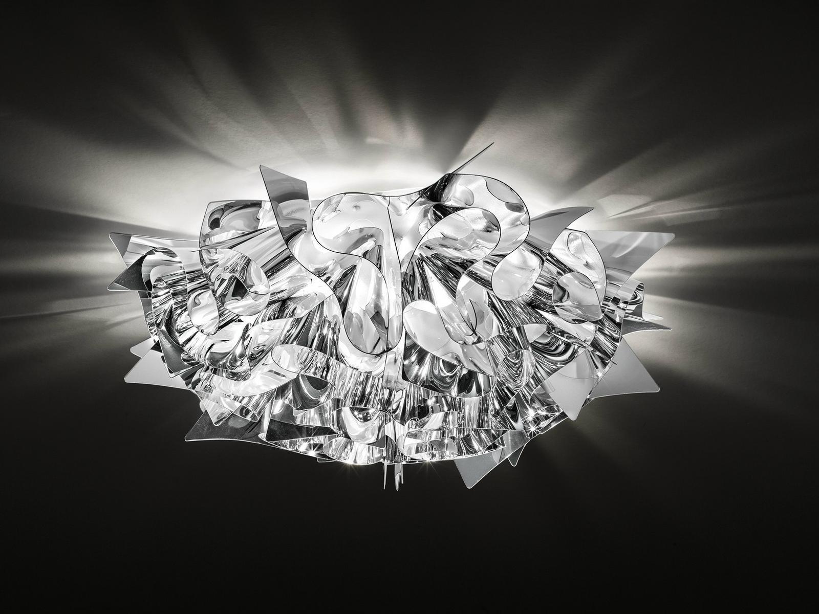 VELI SILVER Steelflex® wall lamp / ceiling lamp