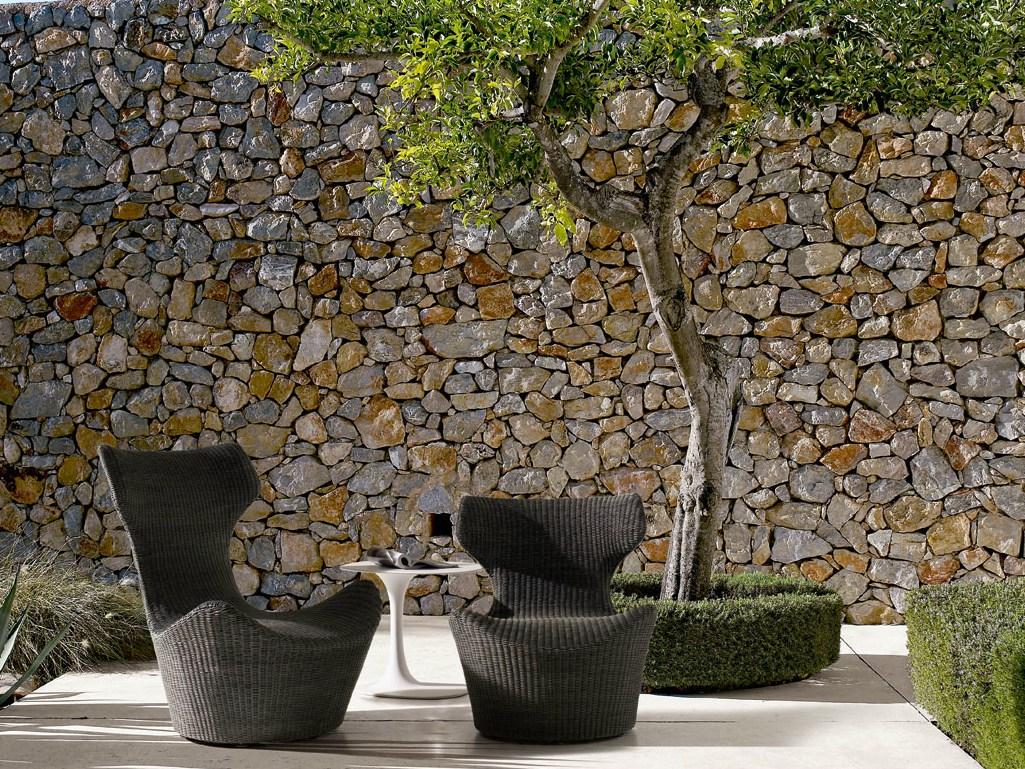 AWA OUTDOOR Oval Cristalplant® garden side table