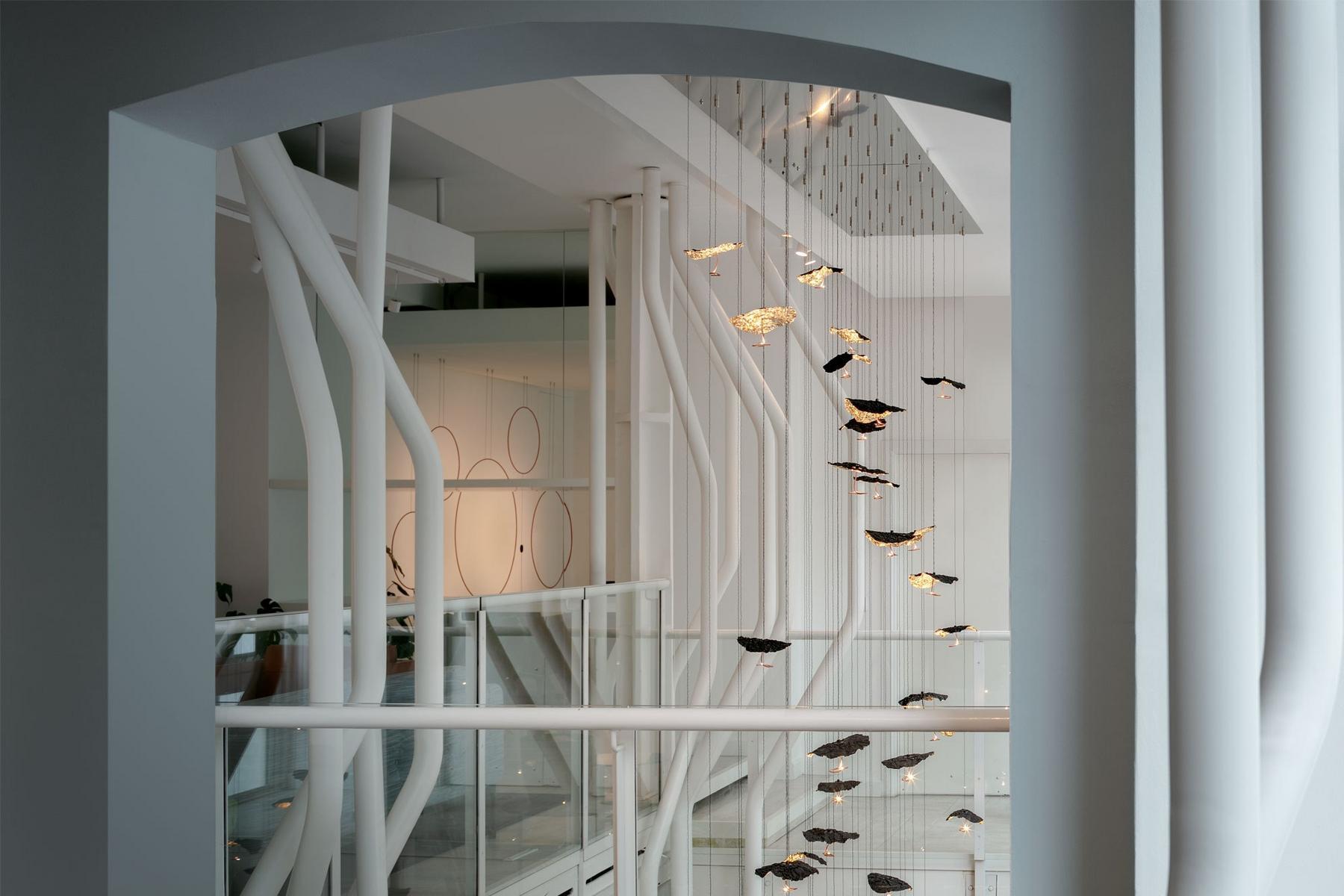 GOLD MOON CHANDELIER LED pendant lamp