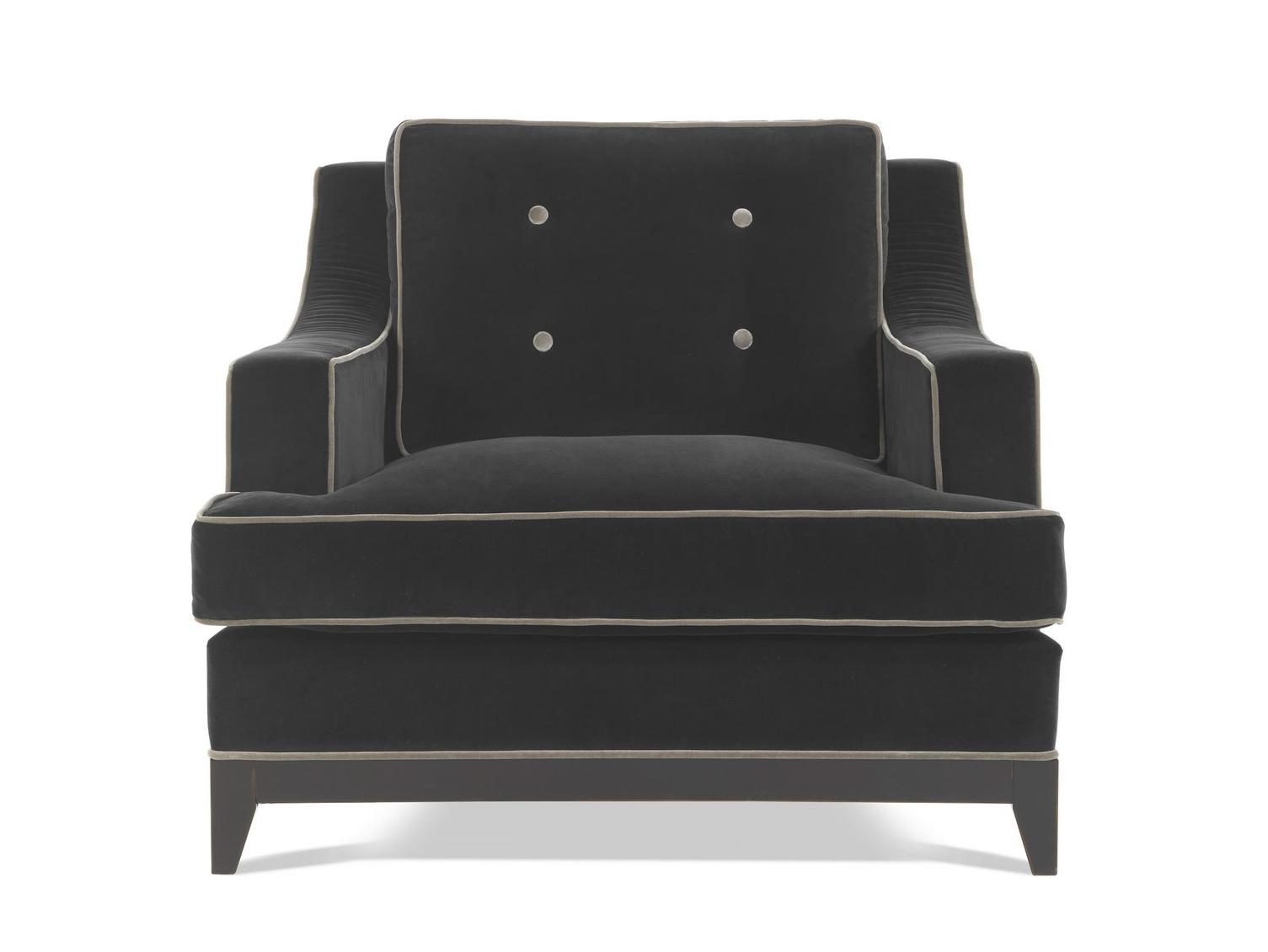 CLARK Fabric armchair with armrests