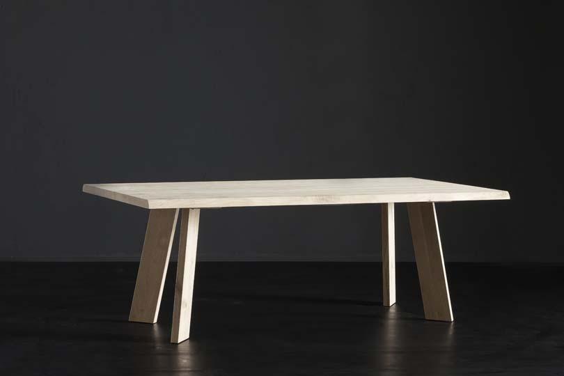 TORONTO + STREET Rectangular wooden dining table