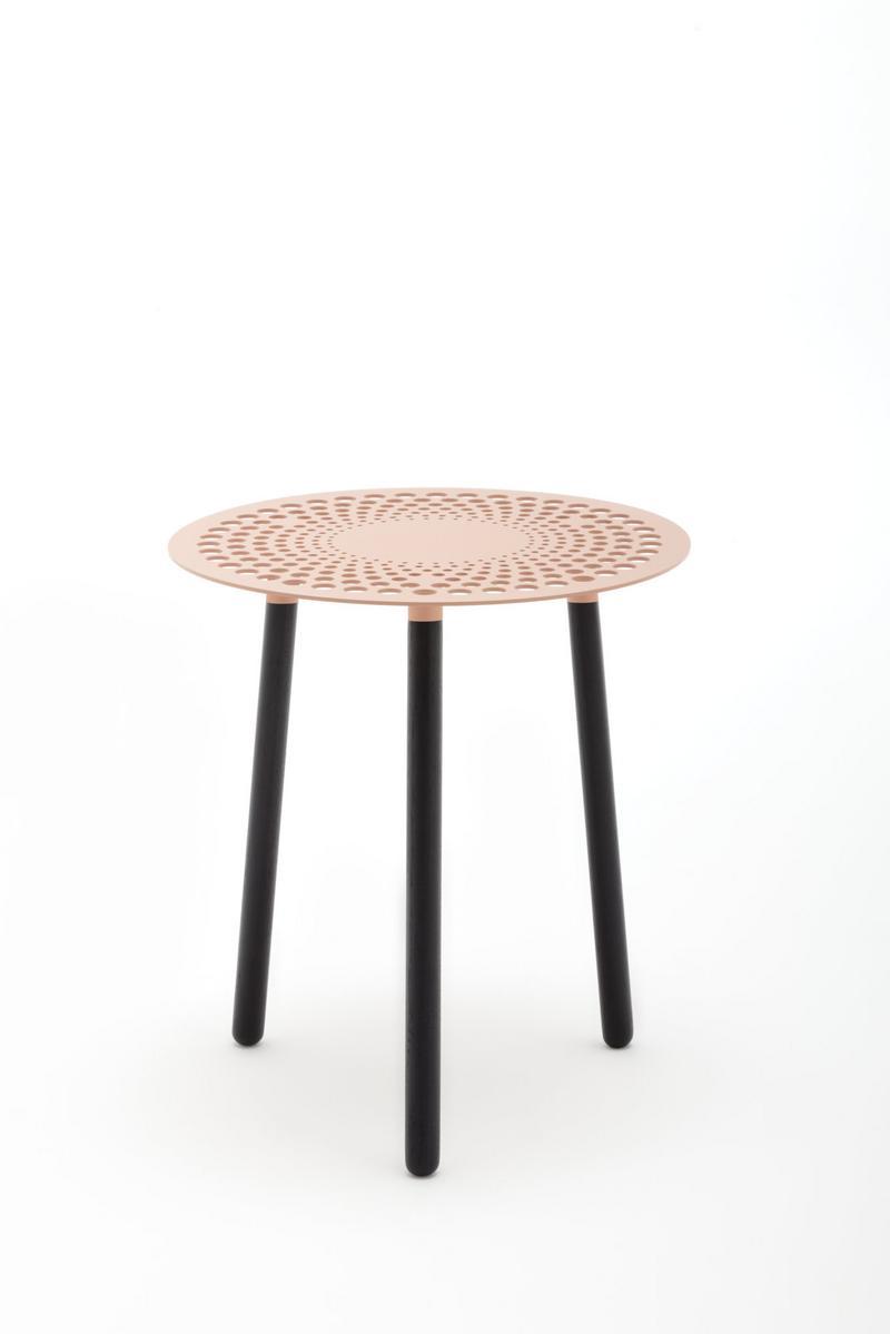 927 Round high side table