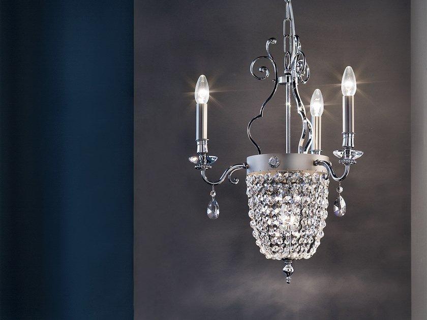 ELEGANTIA 3+1 Crystal pendant lamp