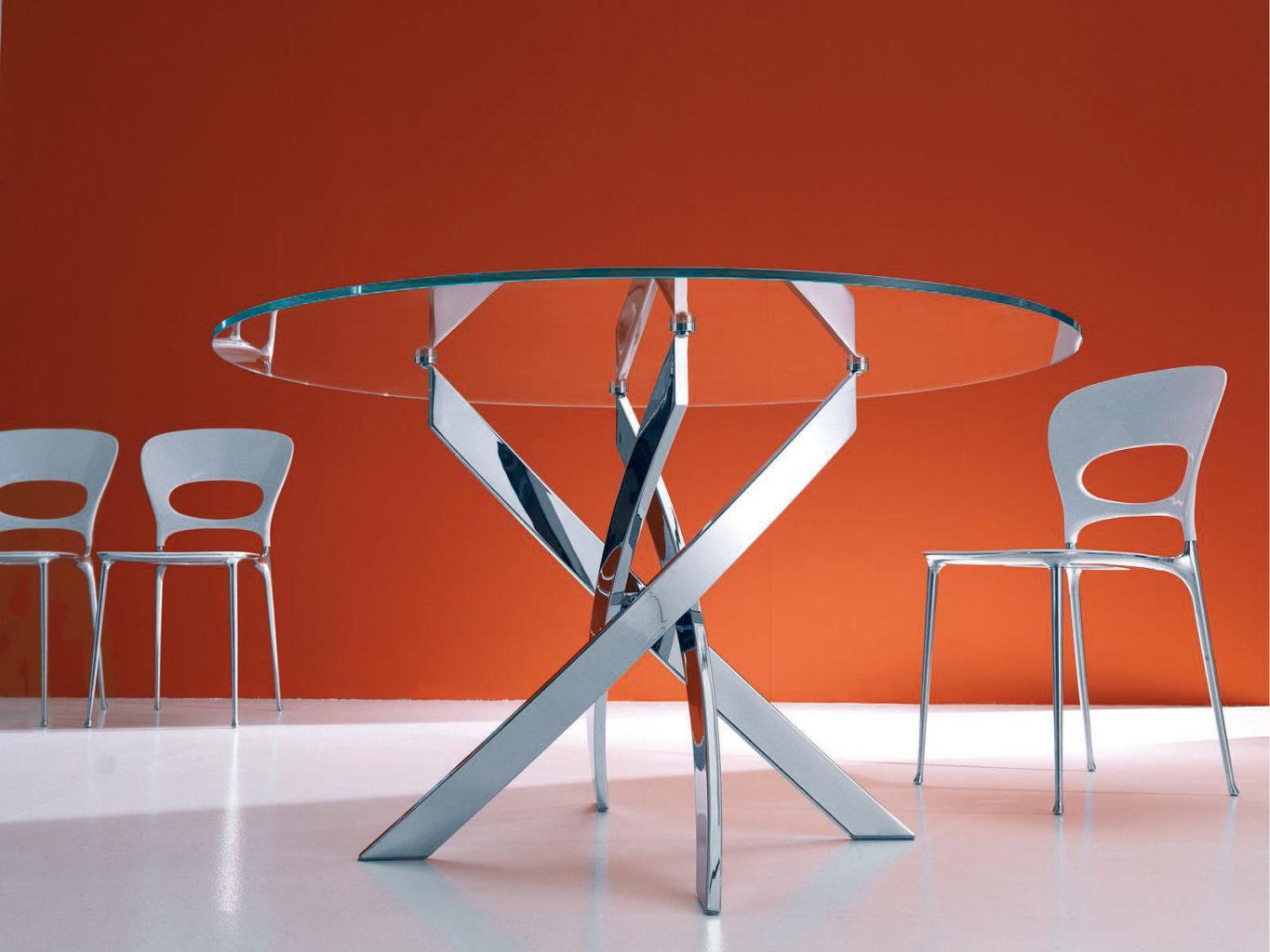 BARONE Round ceramic table