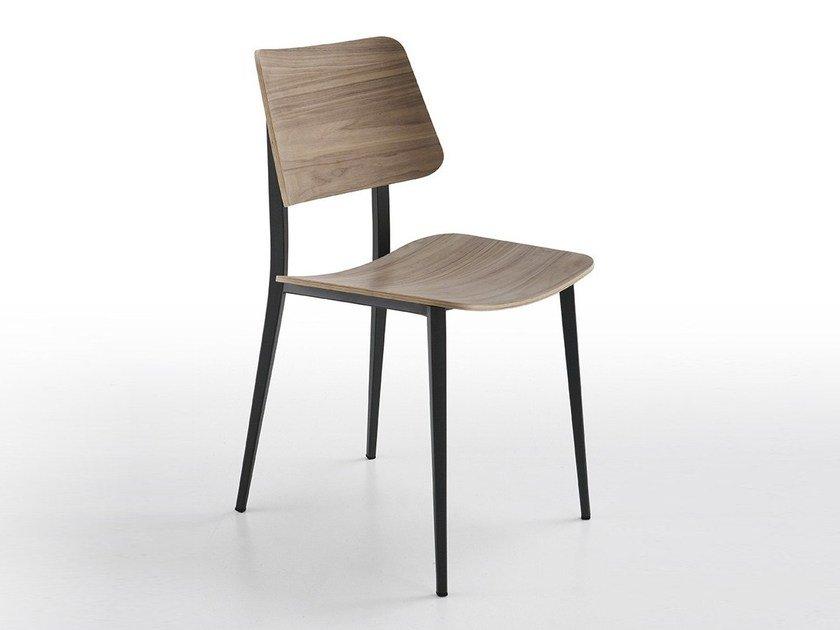 JOE S M-LG Wooden restaurant chair