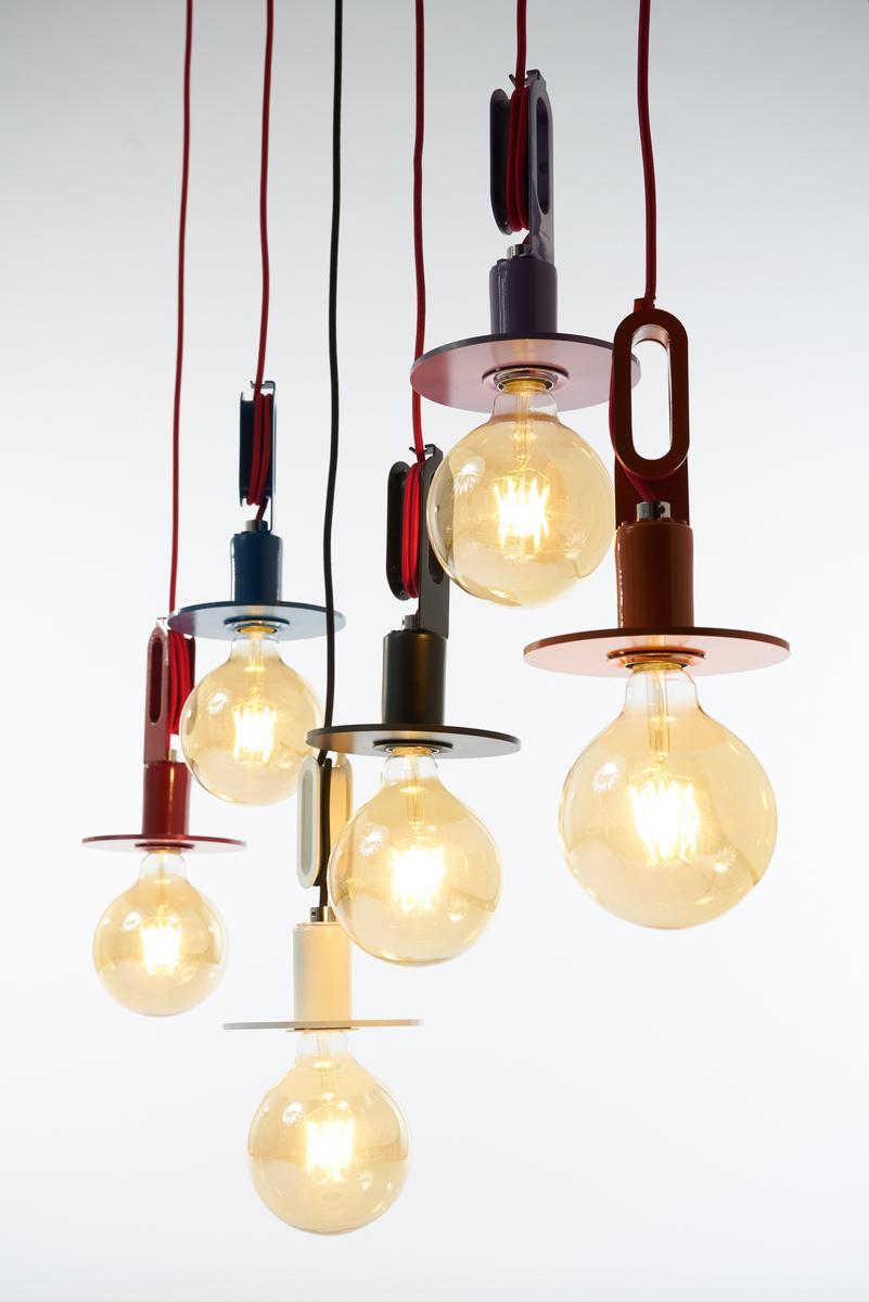 DRIYOS NAKED Direct light metal pendant lamp