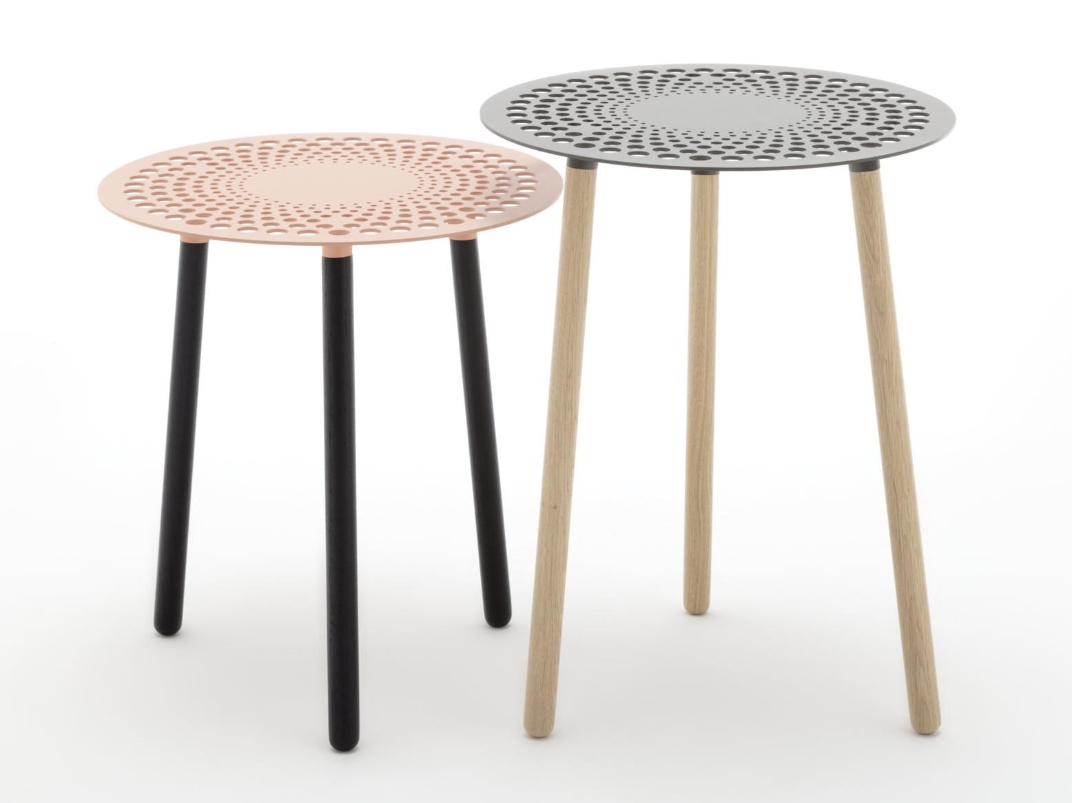 927 Round high side table