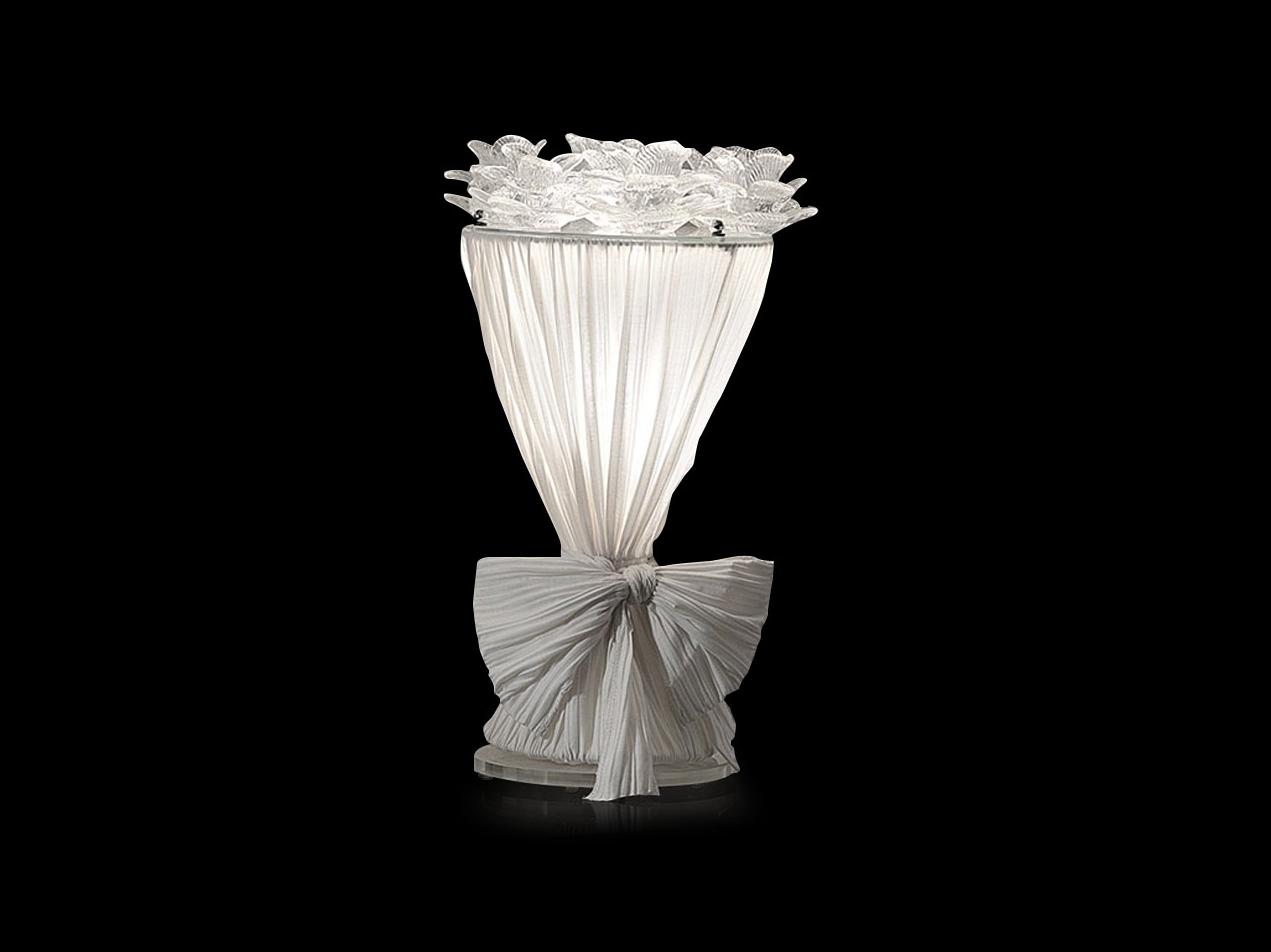 BOUQUET LED fabric table lamp