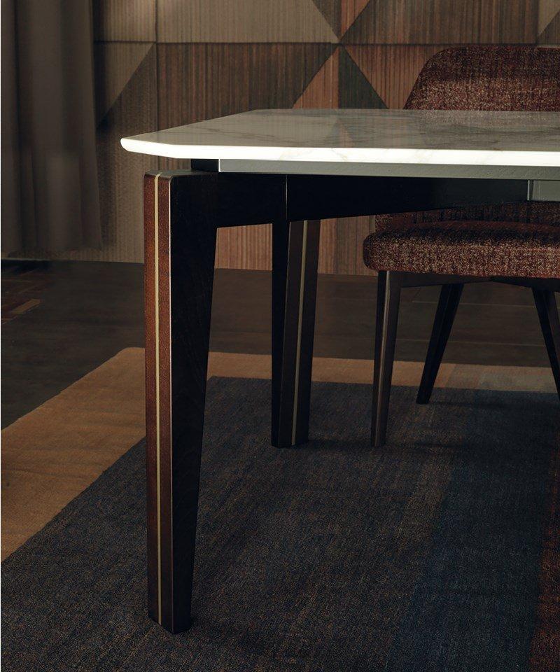 CURZIO Rectangular marble dining table