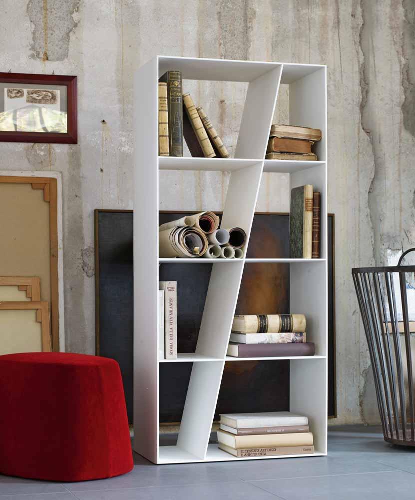 SHELF Open double-sided Corian® bookcase