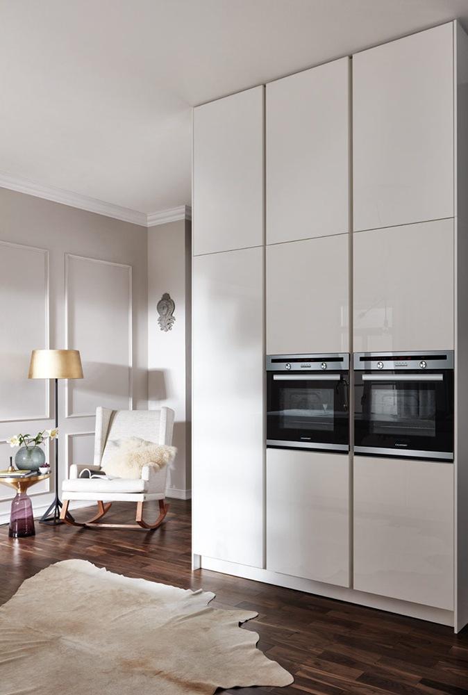 Kitchen with integrated handles Haecker classic 2030 GL