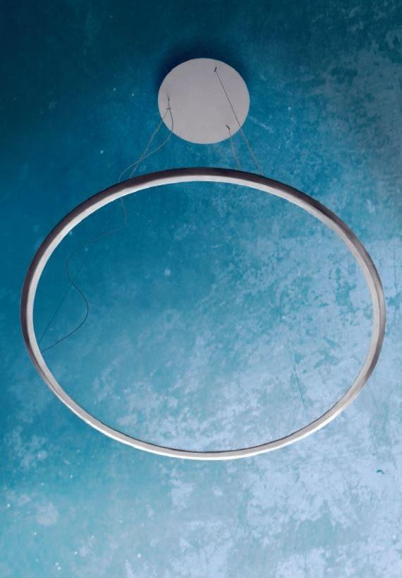 DISCOVERY LED direct-indirect light aluminium pendant lamp