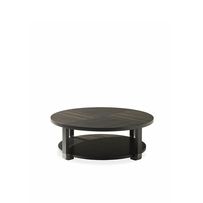 JACQUES Round solid wood coffee table