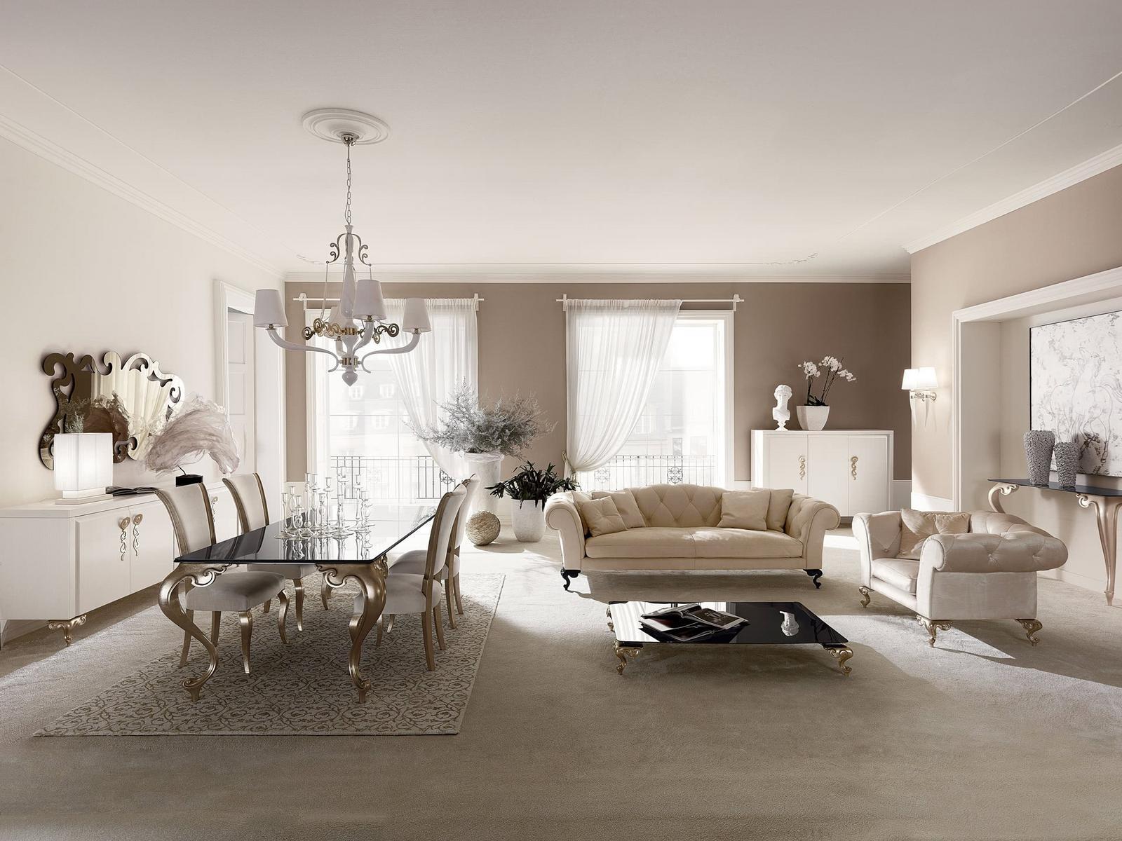 GEORGE Tufted 3 seater nabuk sofa