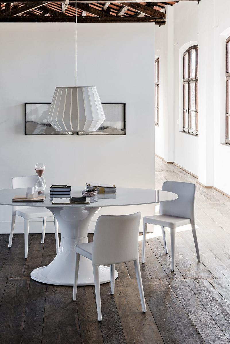NENÈ SR-SF Contemporary style upholstered leather restaurant chair