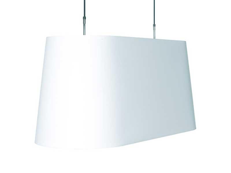 OVAL LIGHT Cable-mounted PVC pendant lamp
