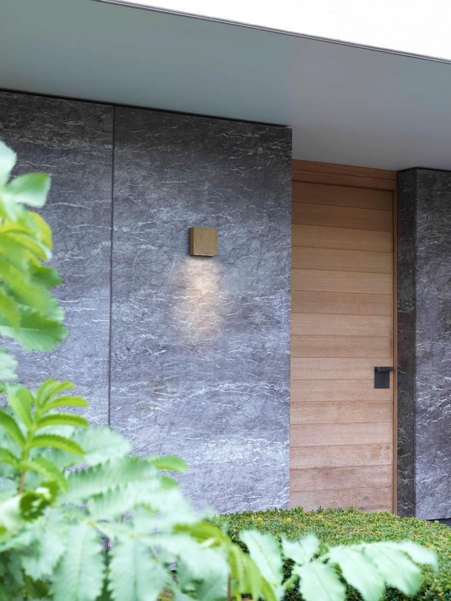ELIS COASTAL SINGLE LED brass outdoor wall lamp