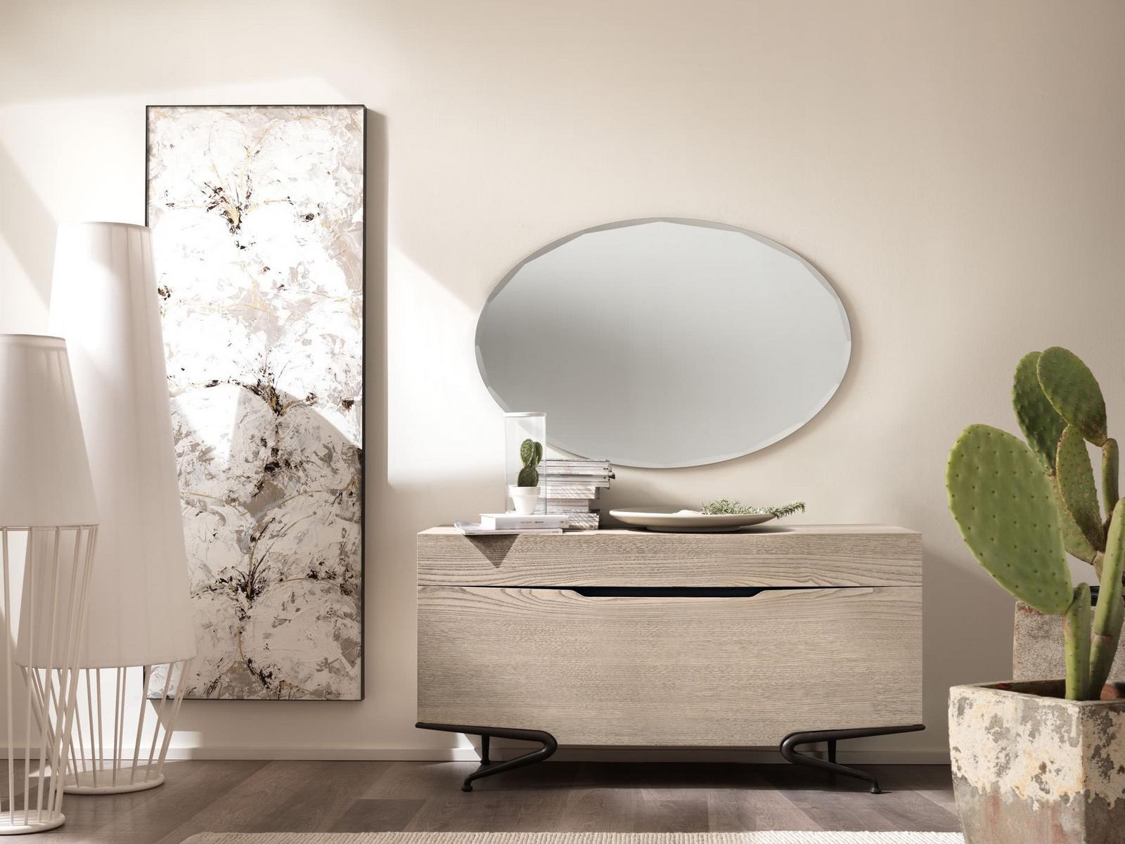 GEMMA Oval wall-mounted mirror
