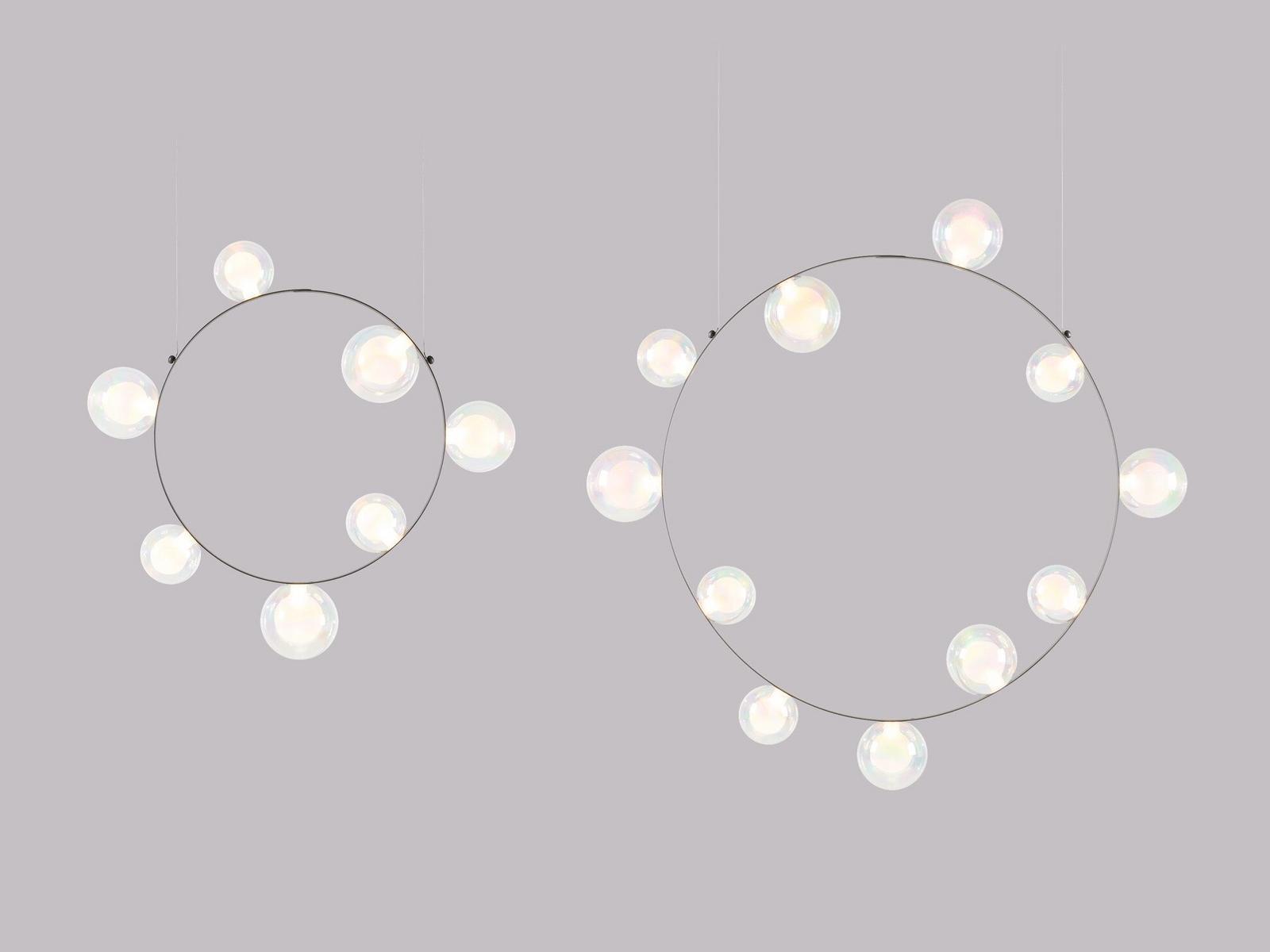 HUBBLE BOBBLE LED glass pendant lamp HUBBLE BOBBLE LED glass pendant lamp