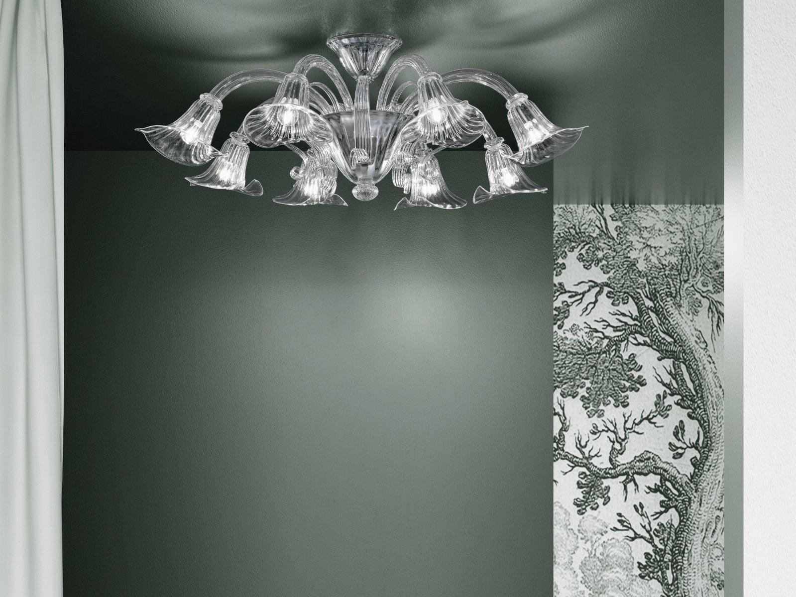 GRIMANI Blown glass ceiling lamp