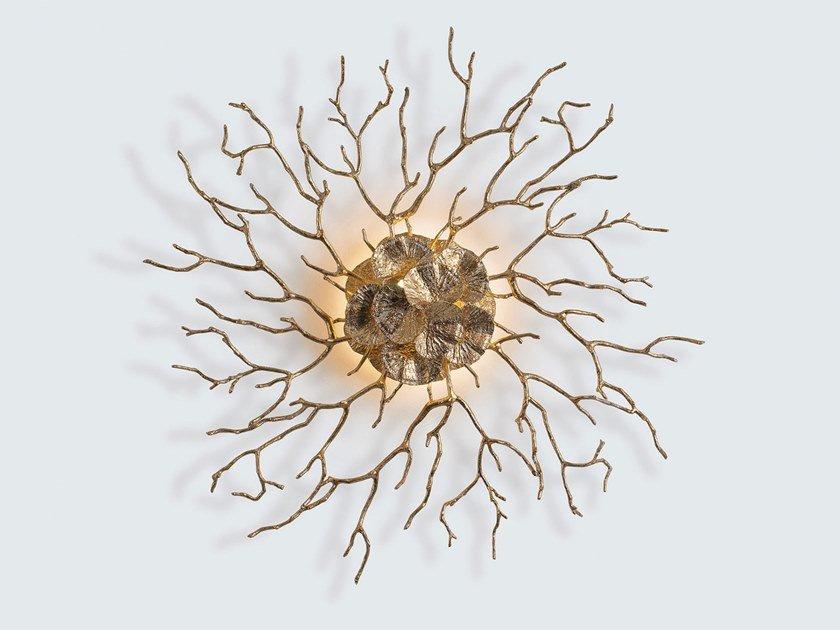 CORAL AP1488 Handmade bronze wall lamp