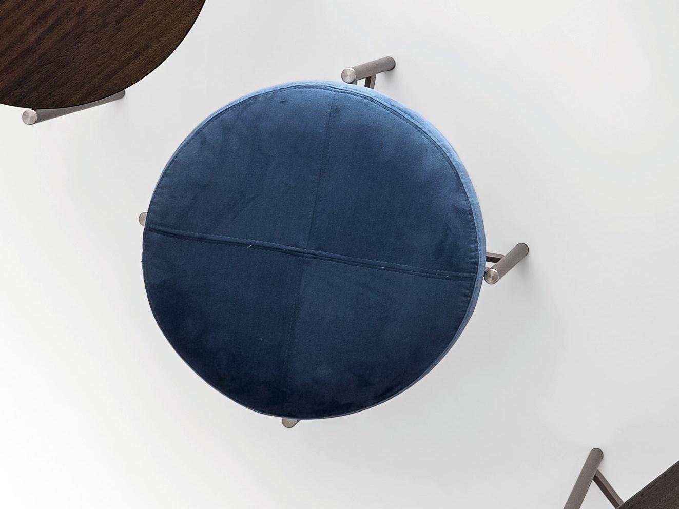 ERYS Upholstered fabric stool