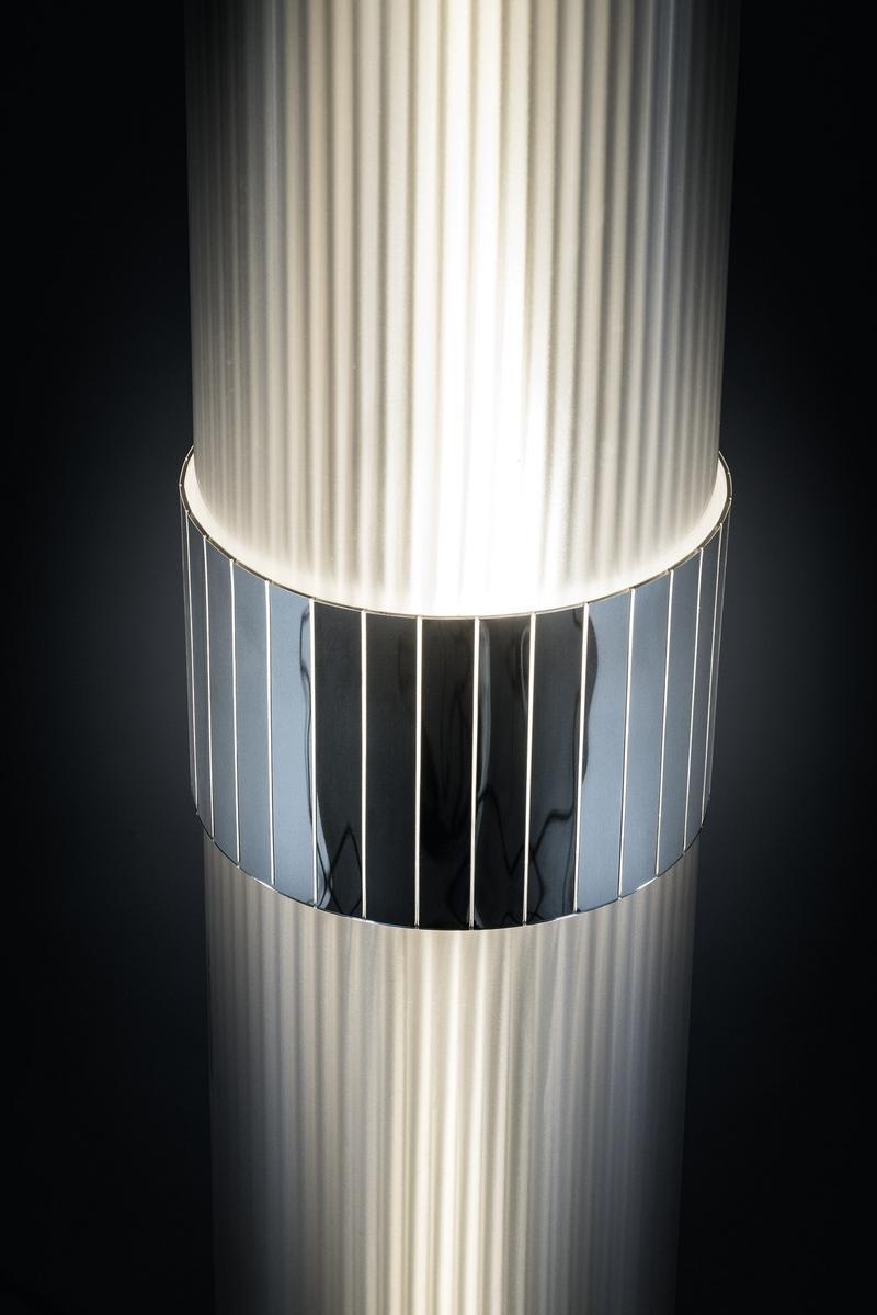 LA LOLLO Floor lamp in Lentiflex® and Cristalflex®