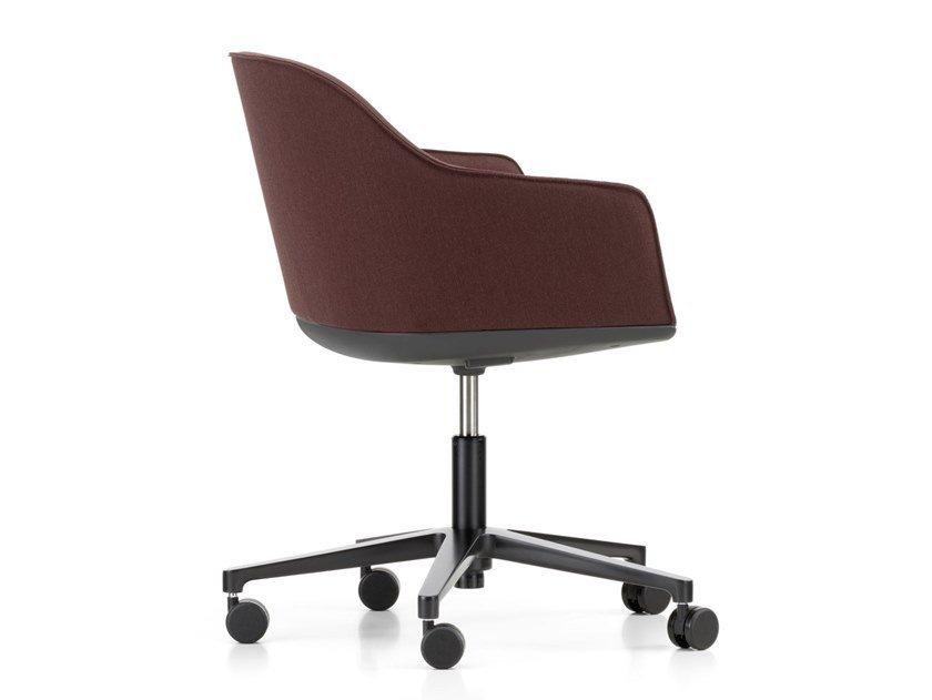 SOFTSHELL Swivel office chair with 5-Spoke base