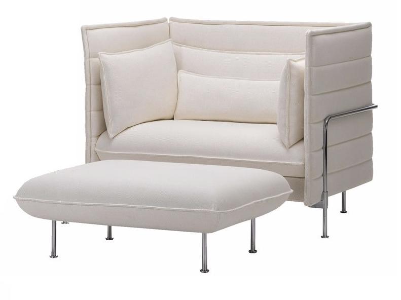 ALCOVE LOVE SEAT High-back fabric restaurant booth
