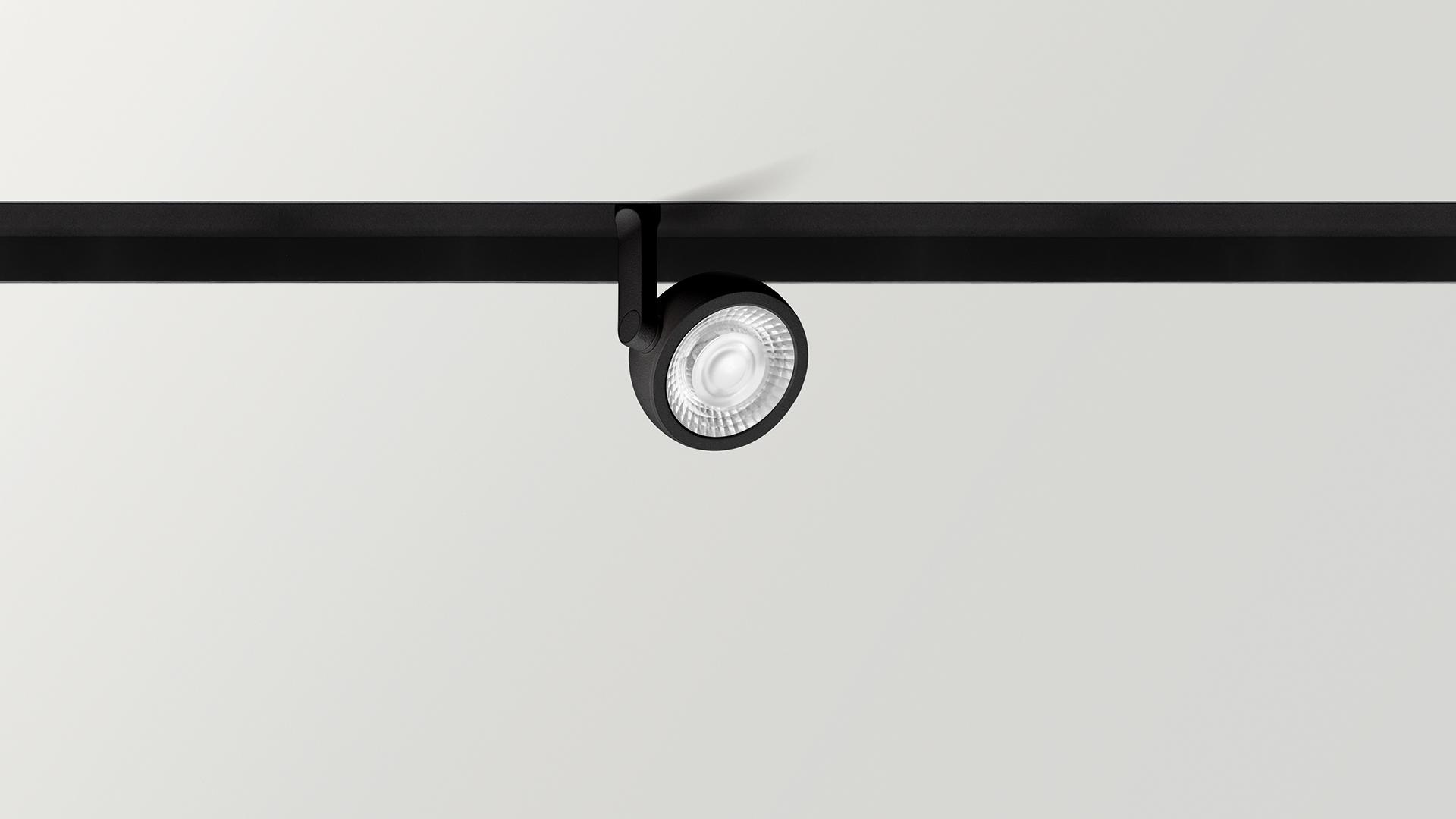 BLACK FOSTER SIX S LED aluminium spotlight