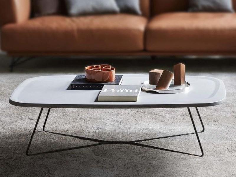 VERVE Low rectangular coffee table for living room