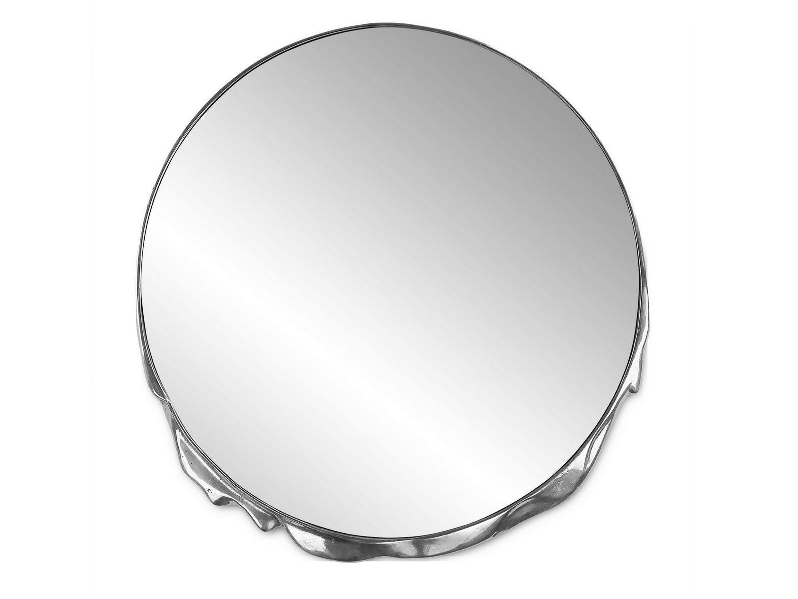 MAGMA Round wall-mounted aluminium mirror