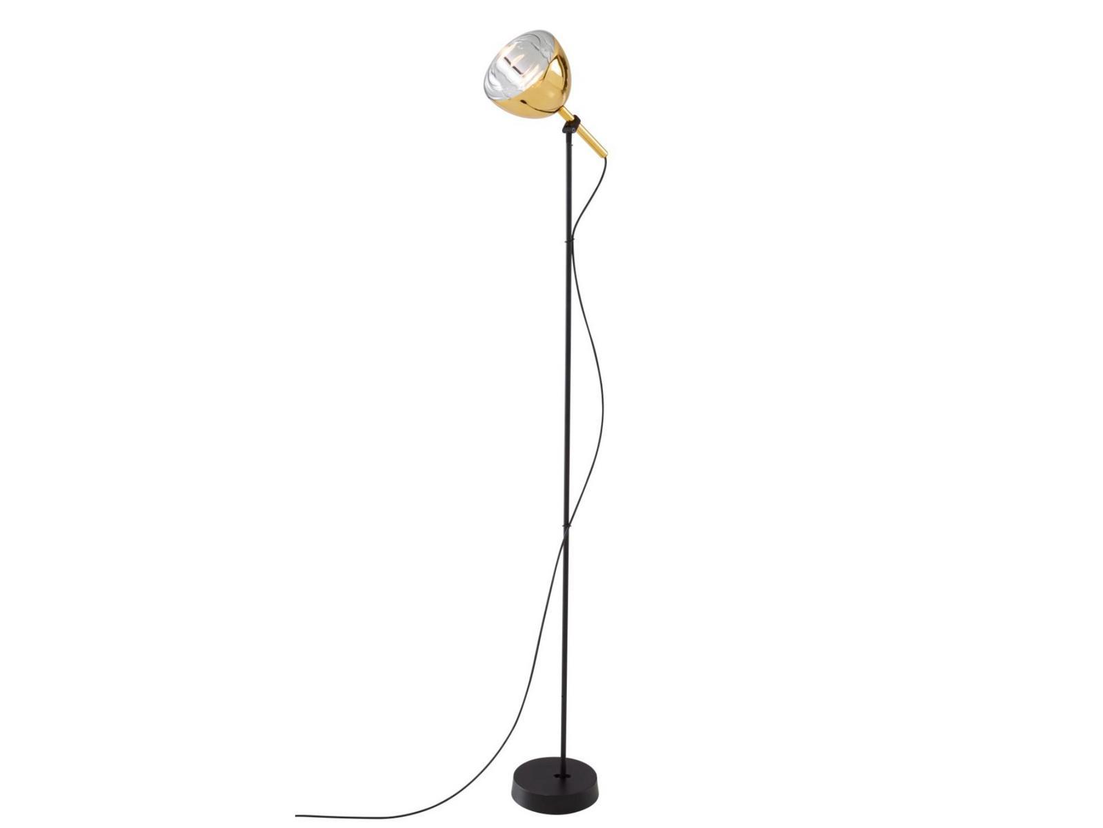 BRASS BELL LED adjustable brass floor lamp
