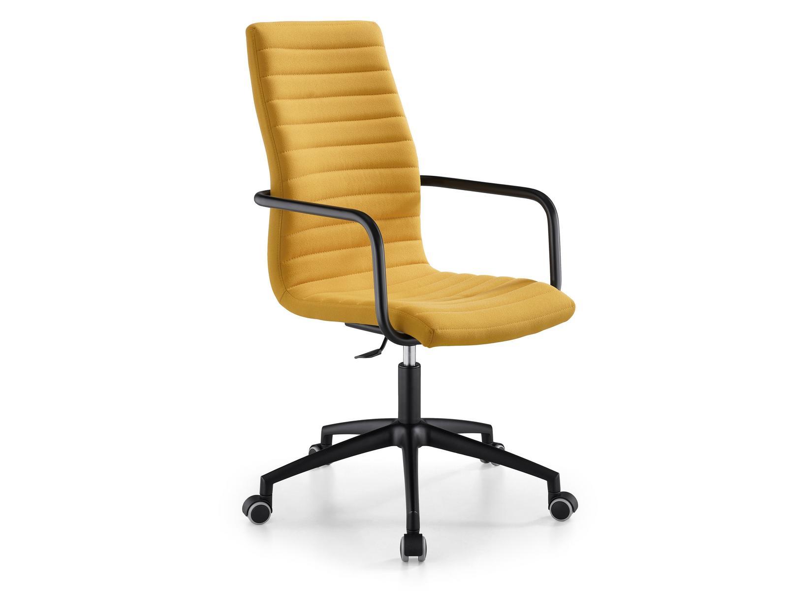 STAR DPA Swivel fabric office chair with armrests