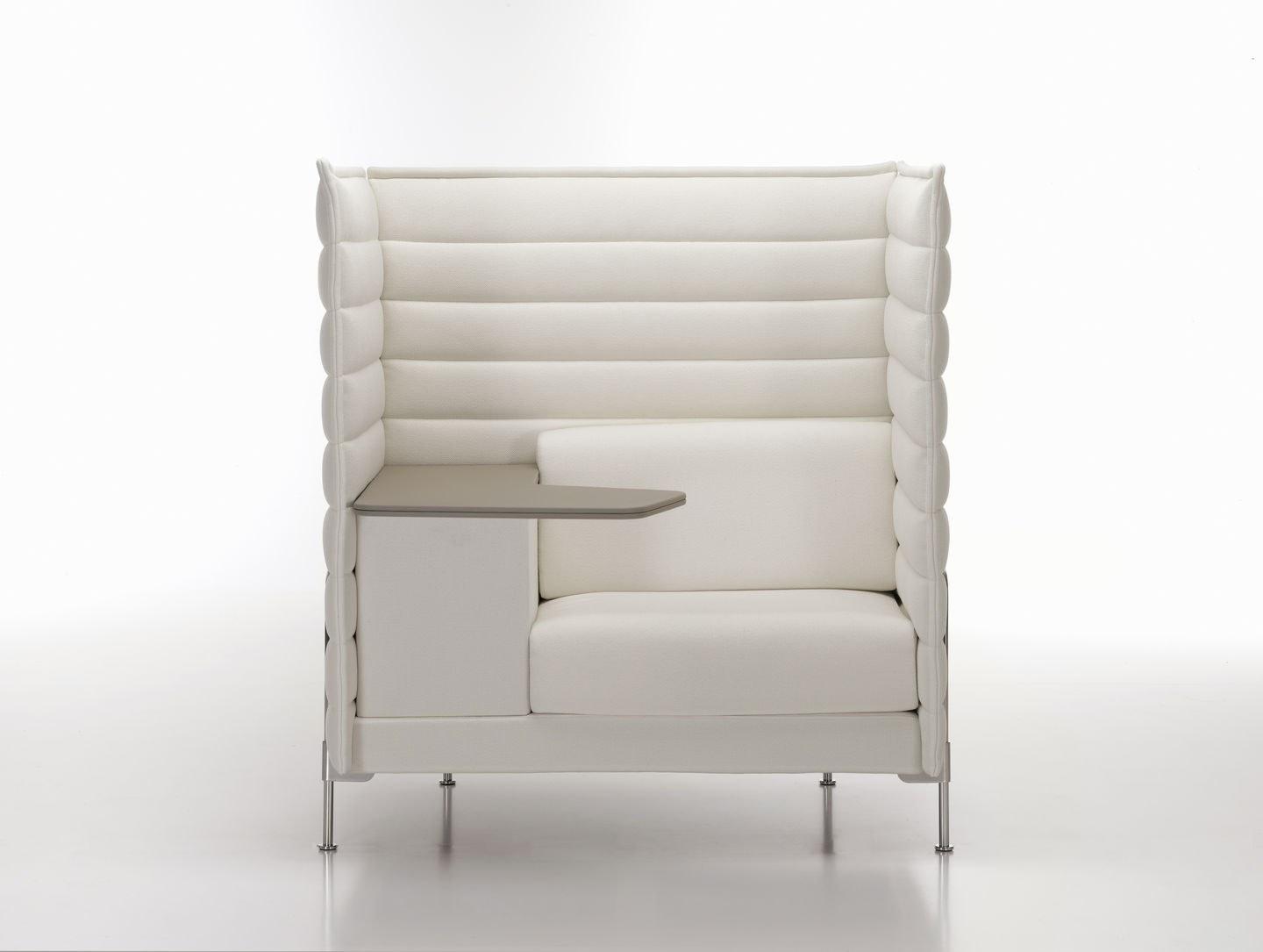 ALCOVE HIGHBACK WORK High-back fabric small sofa