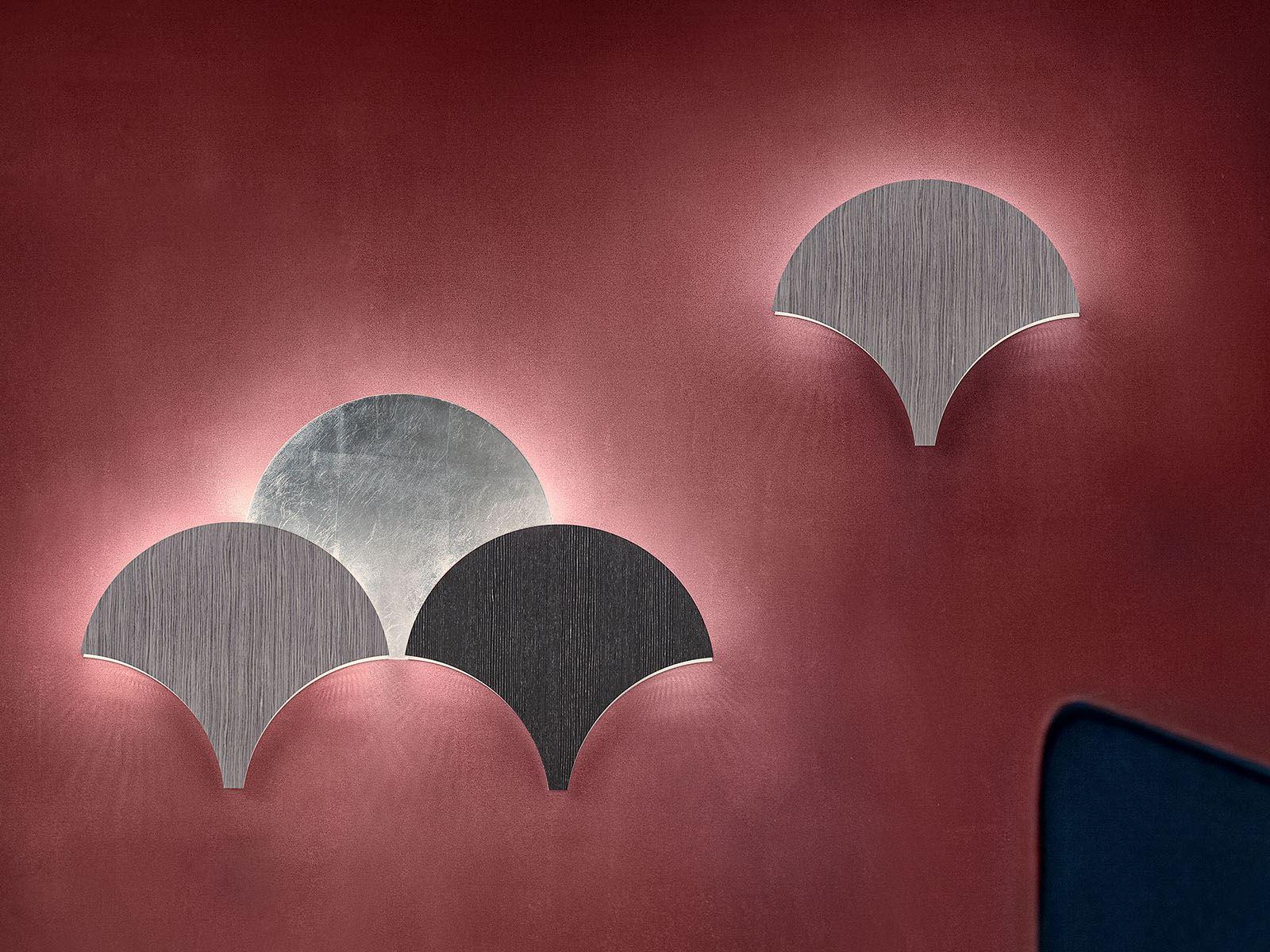 PALM A40 LED painted metal wall light