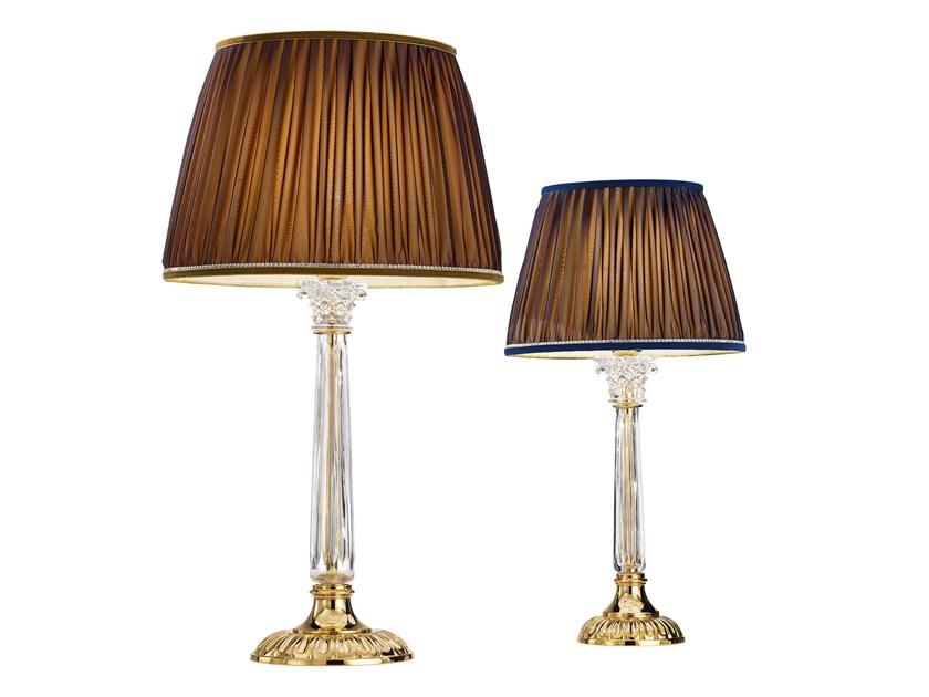 VICKY 37089/LP -/LG Gold plated table lamp with chiffon shade