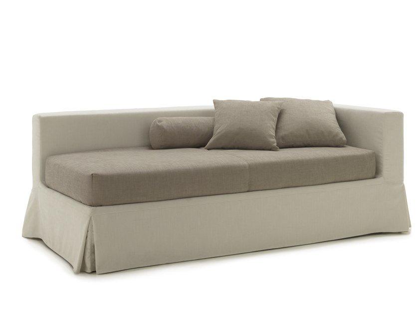 COCÒ 44 Single bed with upholstered headboard