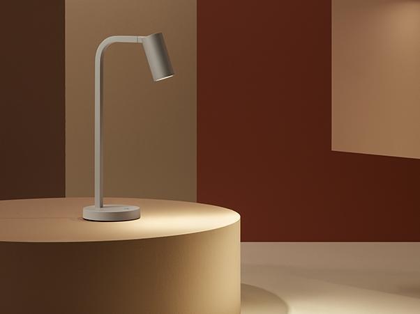 SIMPLY LED direct light metal desk lamp with fixed arm