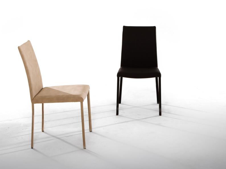 NAVARRA Upholstered leather chair