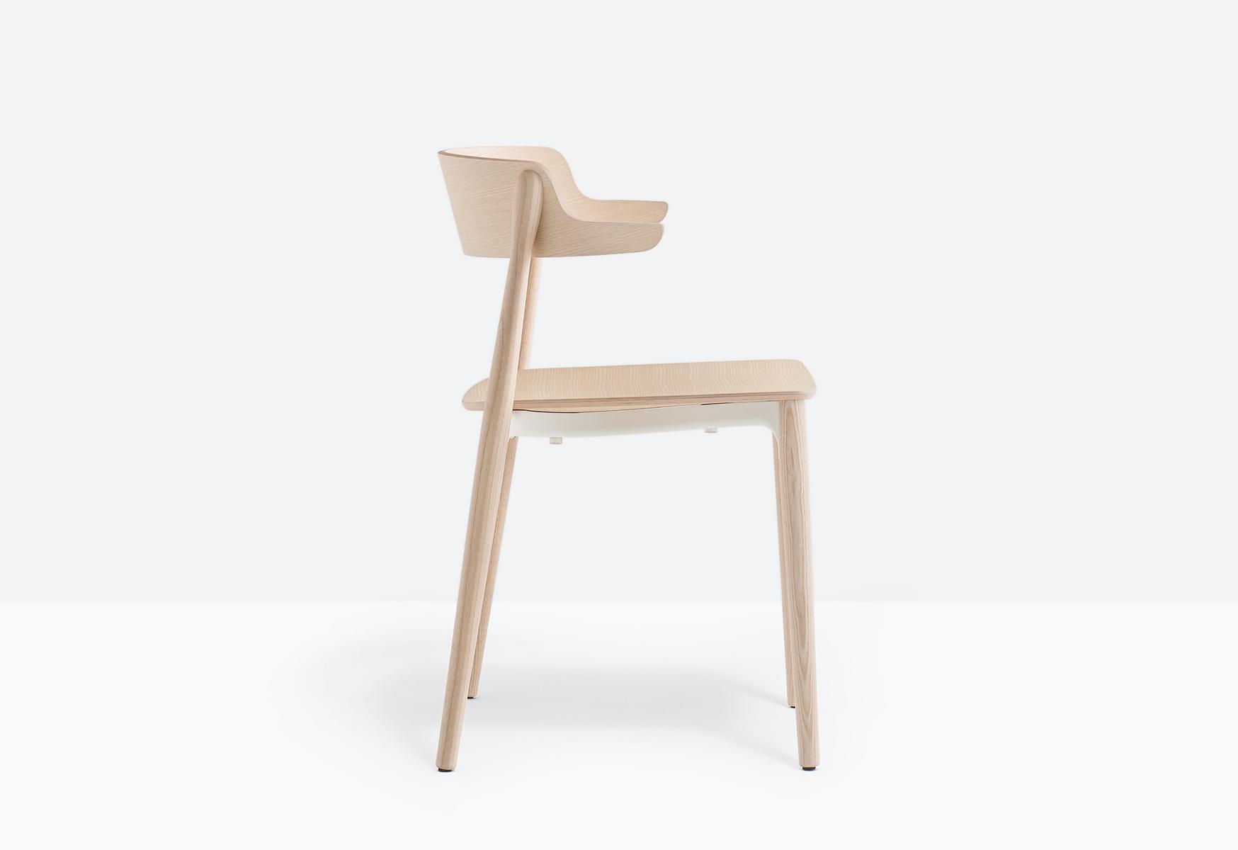 NEMEA 2825 Ash restaurant chair with armrests