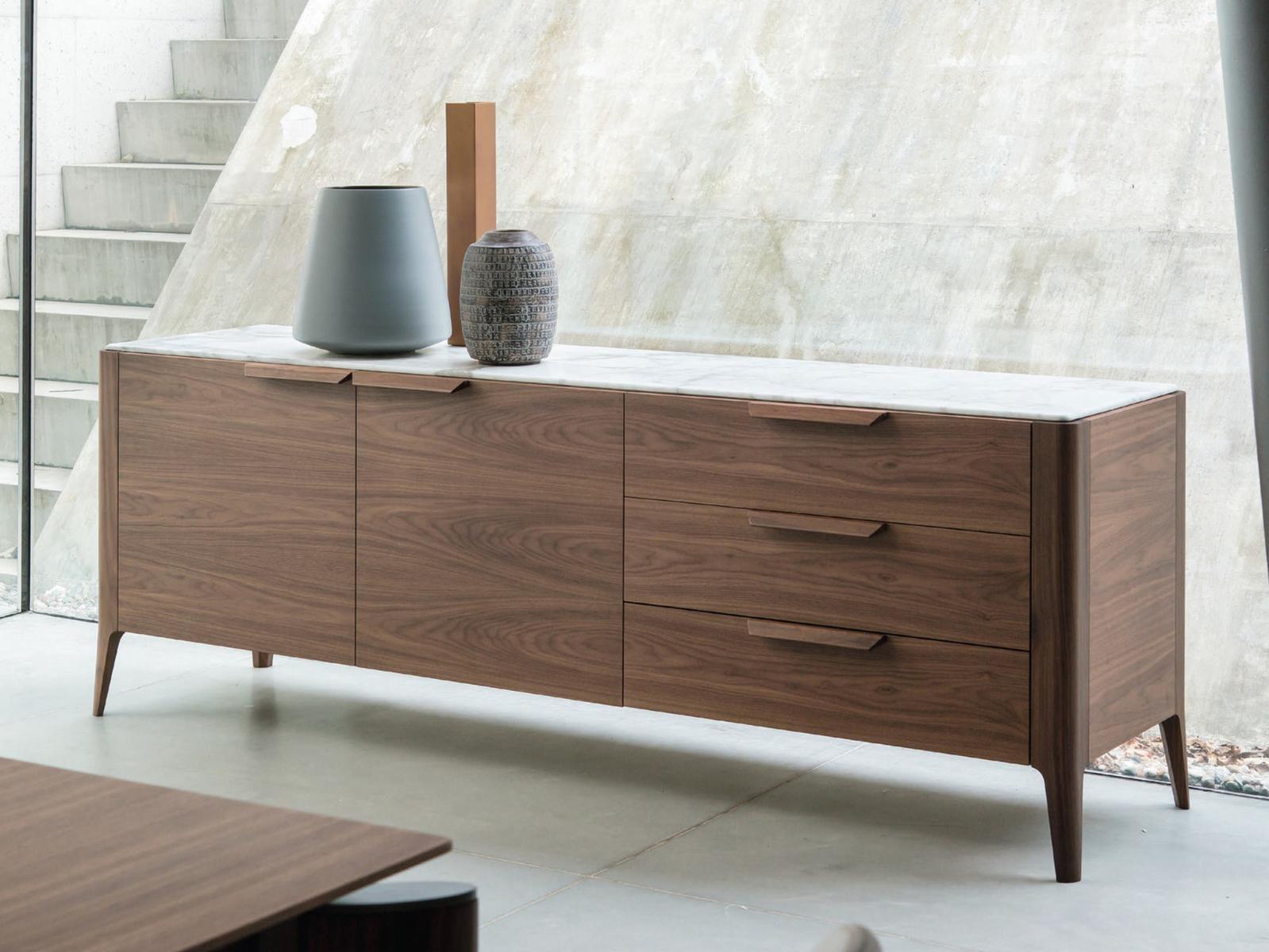 ATLANTE 3 Walnut sideboard