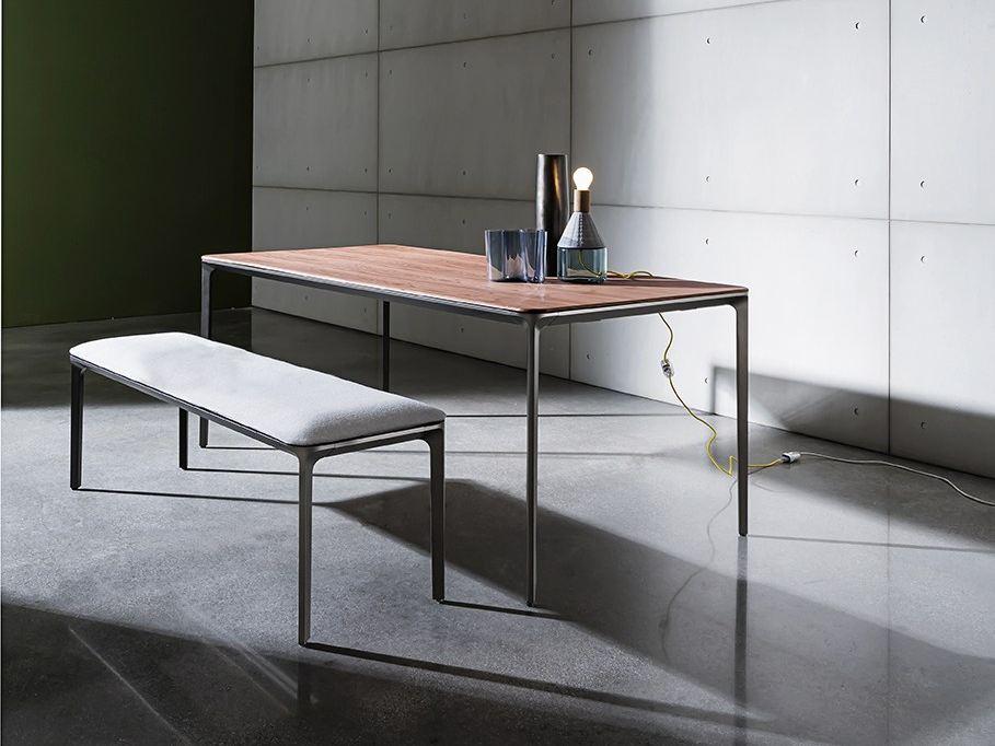 SLIM WOOD Rectangular wooden table