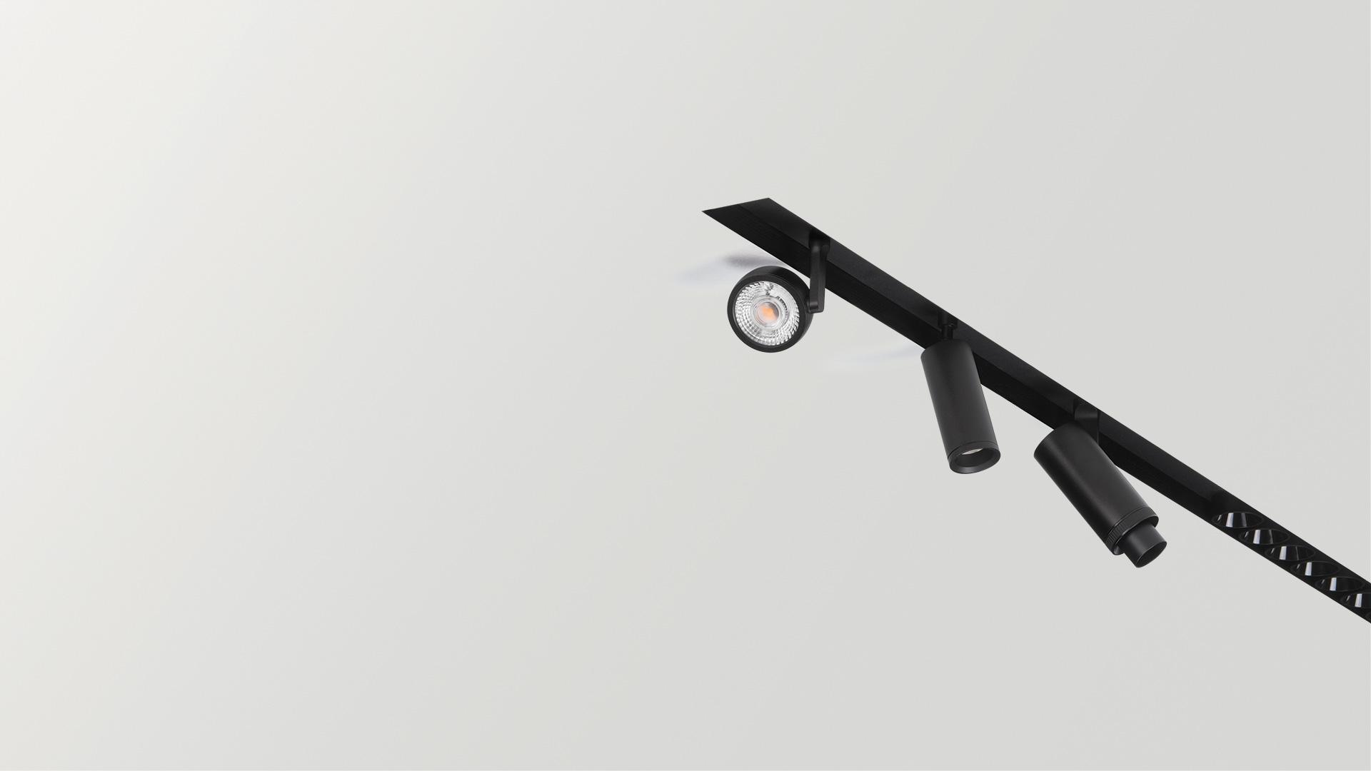BLACK FOSTER PLUS MINI LED aluminium spotlight