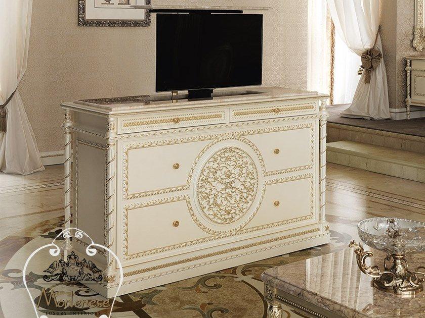 14683 Retractable TV cabinet with drawers