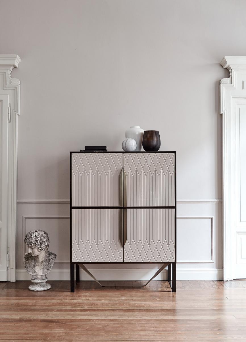 PRISMA Wooden highboard with doors